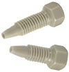 VICI Jour PEEK One-piece Hex-head Fittings (Short), Natural, 5/Pkg - JR-55100-5